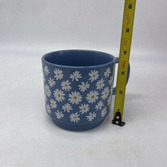 Thyme & Table Daisy Blue Coffee Tea Mug Cup - Picture 7 of 8